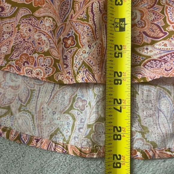 Sundance Women’s Pull Over Shirt Poppy Bloom Blouse 100% Cotton Size Small - Picture 7 of 8